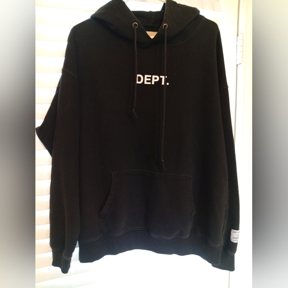 Gallery Dept Other - Gallery Dept Black Hooded Sweatshirt - Men